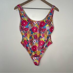 Trixie Mattel Floral Bathing Suit Size XL Summer Drag 60s Retro Floral Pink